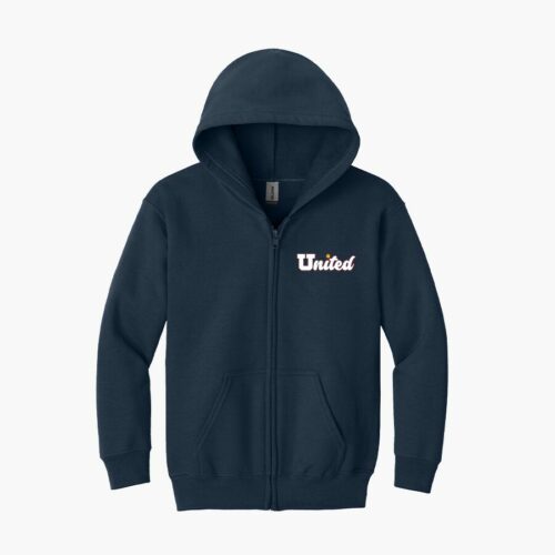 Gildan Youth Heavy Blend Full-Zip Hooded Sweatshirt