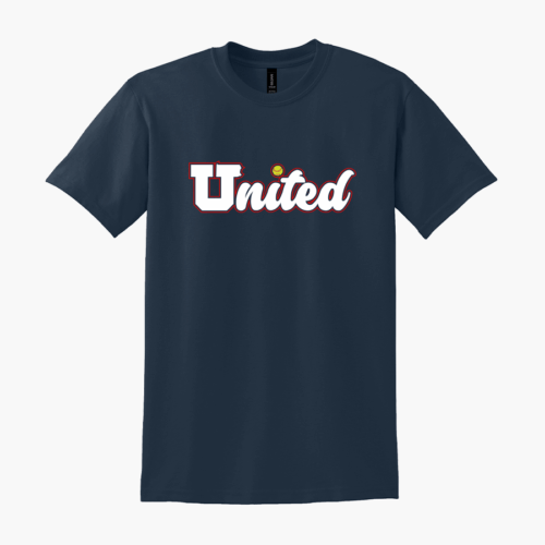 8000-navy Gildan Adult 50/50 Tee