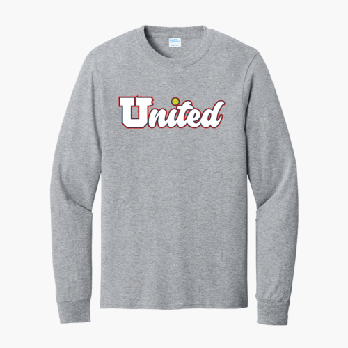 PC54LS-athleticheather Port & Co Adult Long Sleeve Cotton Tee