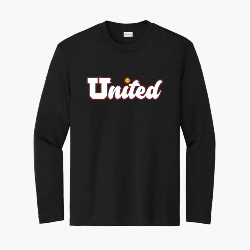 YST350LS-black Sport-Tek Youth Long Sleeve Performance Tee